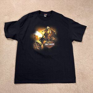 Harley-Davidson Ghost Rider Albuquerque New Mexico Duke City T-Shirt Adult 2XL